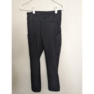 Lululemon Sole Training Crop Luxtreme Yoga Poseidon Leggings Black Size 6 W6ADFS